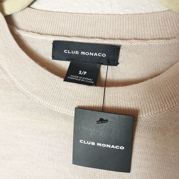 New club monaco wool color block sweater - Picture 2 of 4